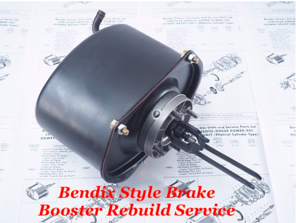 Power Brake Booster Rebuild Service 56 61 Cars With Bendix Style