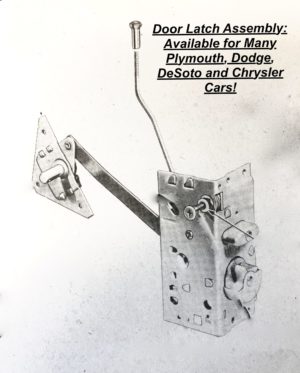 DOOR LATCH ASSEMBLIES, Vintage MOPAR parts - Andy Bernbaum Auto Parts